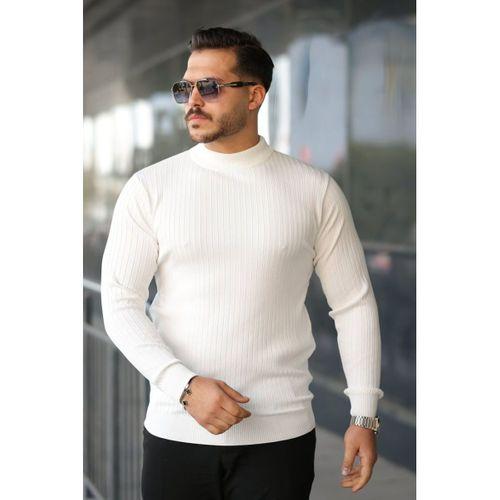 Erkek Yarım Balıkçı Yaka Fitilli Triko