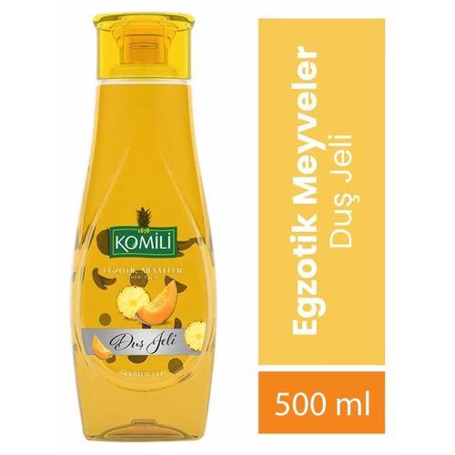 Komili Egzotik Meyveler Vegan Duş Jeli - Egzotik Meyve Kokulu - 500 ml