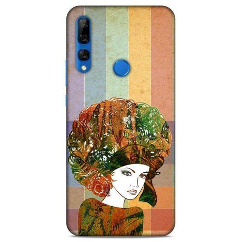 Lopard Huawei Y9 Prime 2019 Uyumlu Kılıf Sürreal Yüzler ♀ (33) Hybrid Kılıf Baskılı