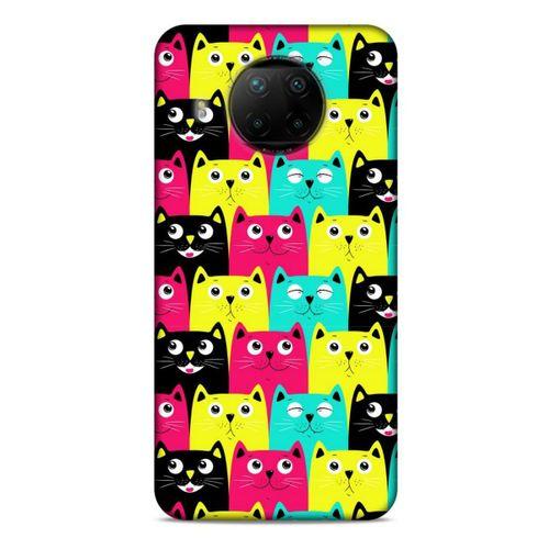 Lopard Xiaomi Redmi Note 9 Pro 5G Uyumlu Kılıf Kediler (40) Fit Silikon Kılıf Minnak