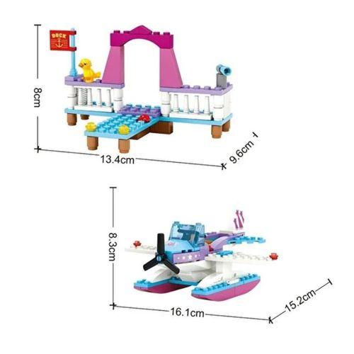 Ausini Fashion Girl 161 Parça Deniz Uçağı ve Rıhtım