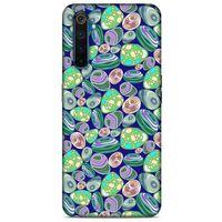 Oppo Realme 6 Pro Kılıf Baskılı Özel Seri Taşlı (15) Antişok Kılıf