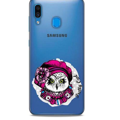 Zoologix (91) Samsung Galaxy A30 Şeffaf Kılıf Silikon Desenli