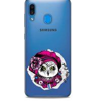 Zoologix (91) Samsung Galaxy A30 Şeffaf Kılıf Silikon Desenli