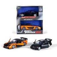 Fast Furious Twin Pack 1:32 Jada Diecast Metal Araba Seti