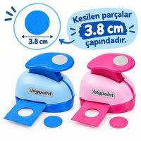 Bigpoint Şekilli Delgeç 3.8cm Yuvarlak