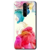 MRCİLETİSİM Xiaomi Redmi Note 8 Pro Kılıf Kapak - Gökkuşağı Color +Hayalet Ekran Yandan Gözükmez