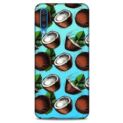 Frutix Hindistan Cevizi 02 Samsung Galaxy A50 Kılıf Desenli Silikon