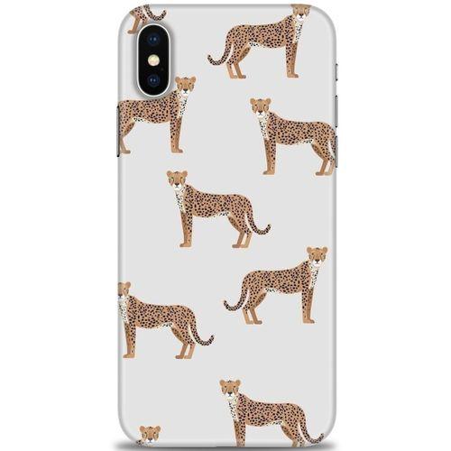 iPhone XS Kılıf HD Baskılı Kılıf - Kedii + Tam Ekran Koruyucu
