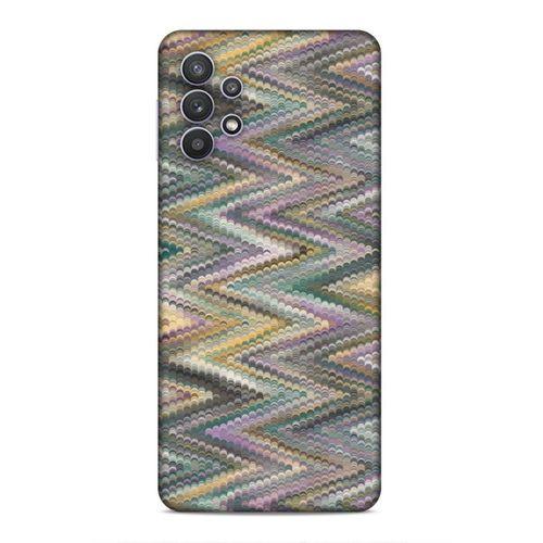 Samsung Galaxy A32 Uyumlu Kılıf Romans (47) Crystal Flex Kılıf Zig Zag