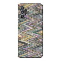 Samsung Galaxy A32 Uyumlu Kılıf Romans (47) Crystal Flex Kılıf Zig Zag