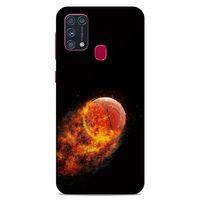 Lopard Samsung Galaxy M31 Uyumlu Kılıf FireX (32) Soft Silikon Kılıf Basketbol Topu