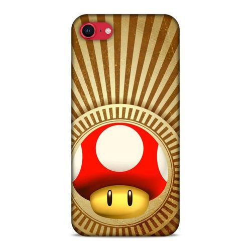 Lopard Apple iPhone SE 2020 Uyumlu Kılıf GameX (12) Koruyucu Silikon Mantar Kırmızı