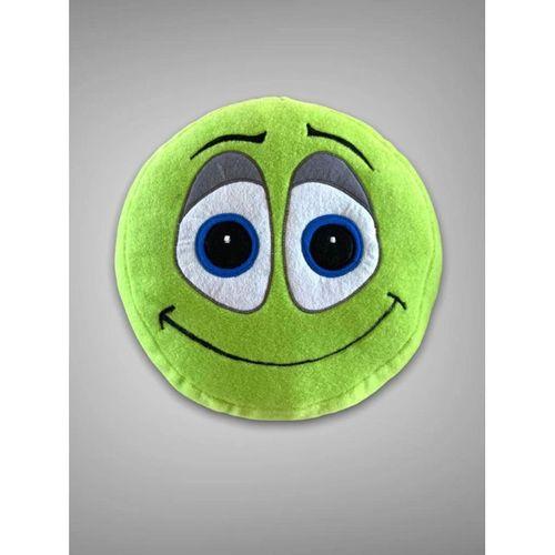 Emoji Yastık Peluş Oyuncak Yeşil  Oyun ve Uyku Arkadaşı