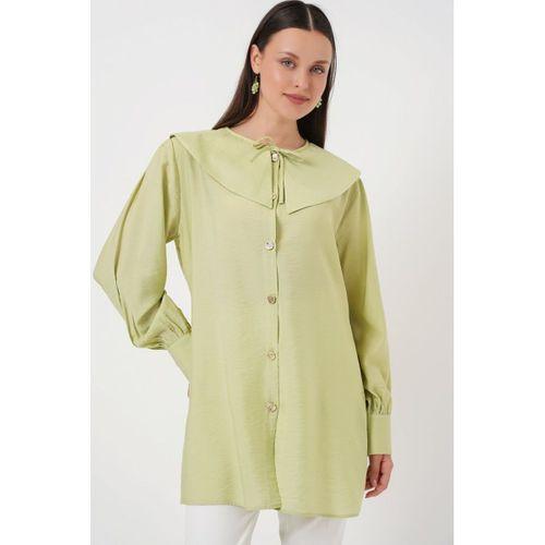 Bebe Yaka Uzun Tunik 5967 - E.Yeşil