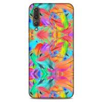 Huawei P20 Pro Kılıf Desenli Özel Seri Tüyler (32) Soft Silikon Kılıf