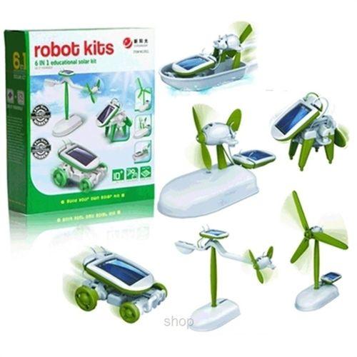 Güneş Enerjili Robot Oluşturma Seti 6 İn 1
