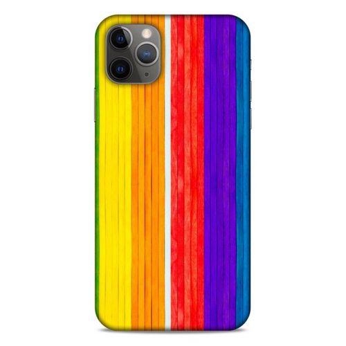 Lopard Apple Iphone 11 Pro Max Uyumlu Kılıf Wood'X (29) Arka Koruma Kılıfı Baskılı