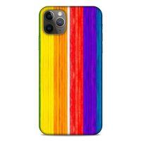 Lopard Apple Iphone 11 Pro Max Uyumlu Kılıf Wood'X (29) Arka Koruma Kılıfı Baskılı