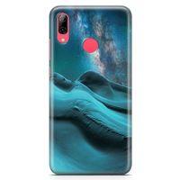 Huawei Y7 Prime 2019 Kılıf Marstan Dünyaya Arka Kapak Koruma Desenli Full Koruyucu