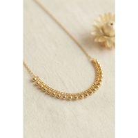 Gold Pirinç Topçuk Model Kadın Kolye
