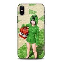 Lopard Apple Iphone X Uyumlu Kılıf PiXel (33) Hybrid Kılıf TNT Girl