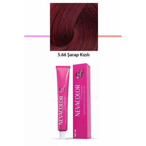 Premium 5.66 Şarap Kızılı - Kalıcı Krem Saç Boyası 50 g Tüp