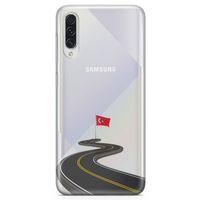 Samsung Galaxy A70s Kılıf Türkiye Yolları Arka Kapak Koruma Desenli Full Koruyucu