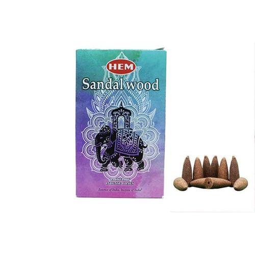 Sandalwood Back Flow Cones 10'lu