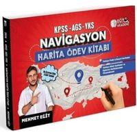 KPSS MEB AGS TYT AYT Coğrafya NAVİGASYON Harita Ödev Kitabı Mehmet Eğit