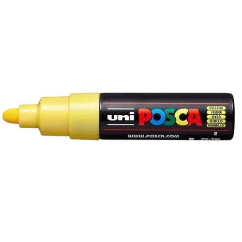 UNİBALL POSCA (4.5-5.5) SU BAZLI POSTER MARKÖRÜ SARI (UNİ-PC-7M)