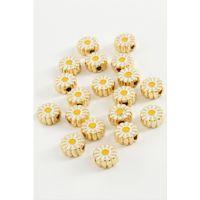 Papatya Mineli Bileklik ve Kolye Ucu Aparatı 1 Adet