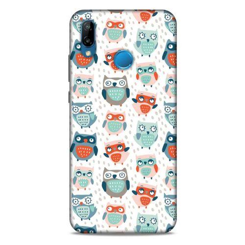 Baykuşlar (16) Desenli Silikon Kapak Telefon Kabı Huawei P20 Lite Kılıf