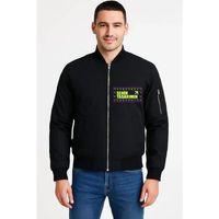 Ön Bomber Ceket - Siyah