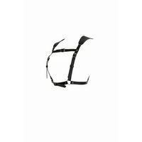 Siyah Kadın Kemer Deri Omuz Detaylı Vücut Aksesuarı - Brf1269