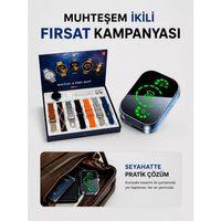 Dokunmatik Akıllı Saat Yeni Nesil Kulaklık Kampanyası Bluetooth Bağlantılı Anc Özelliği