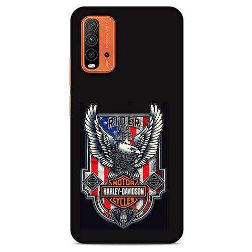 Xiaomi Redmi 9T Uyumlu Kılıf Motorsiklet (7) Telefon Kılıfı Harley Davidson