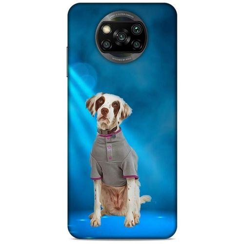Xiaomi Redmi Poco X3 Kılıf Köpek Kıyafetleri (40) Fit Silikon Kılıf Dalmaçyalı Tşirt