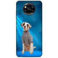 Xiaomi Redmi Poco X3 Kılıf Köpek Kıyafetleri (40) Fit Silikon Kılıf Dalmaçyalı Tşirt