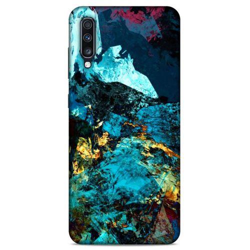 Lopard Samsung Galaxy A70s Uyumlu Kılıf Soyut Sanat (40) Desenli Fit Silikon Kılıf