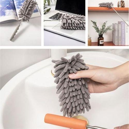Angel Of Life® Teleskopik 3'lü Mop Toz Alma Püskülü Çok Fonksiyonlu Temizlik Seti