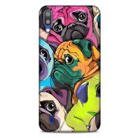 Animax Portre Pugs Samsung Galaxy M10 Kılıf Desenli Silikon