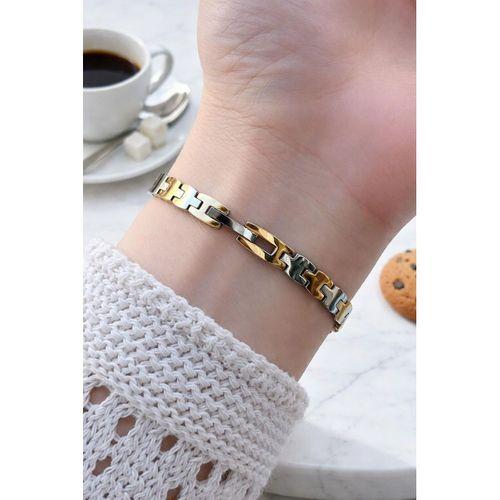 RMS Romanson Su Yolu Özel Taşlı Kordon 2 Yıl Garantili 5 Atm Kadın Kol Saati+Bileklik  A.2131.40