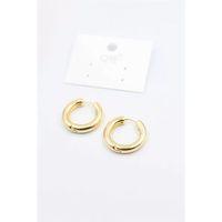 Metal Halka Küpe 2cm - Altın