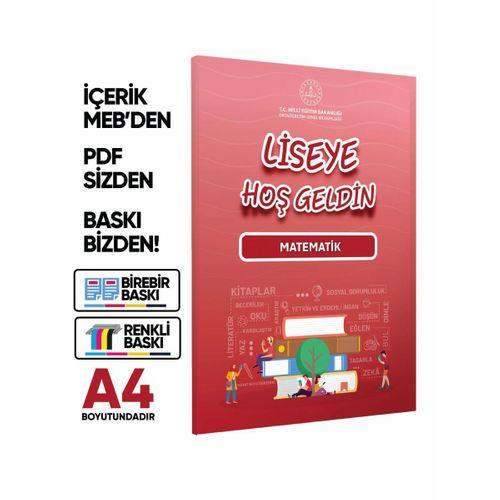 2027 MEBİ 10 Sınıf Maarif Modeli Yeni Müfredat LİSEYE HOŞGELDİN Matematik Kitabı BASKI ÜCRETİ