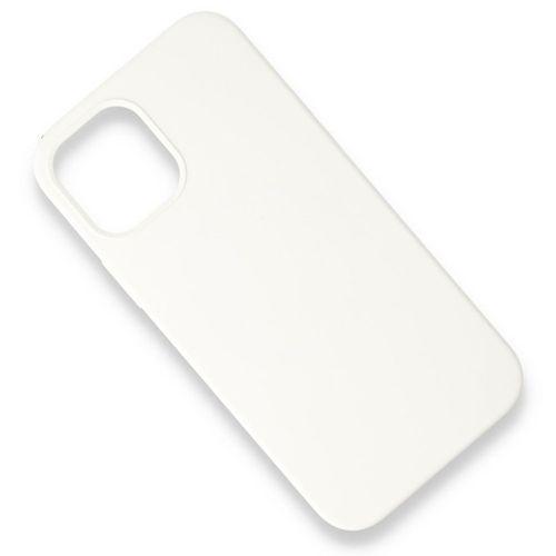 iPhone 12 Kılıf Magneticsafe Lansman Silikon Kapak - Beyaz