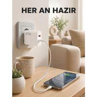 67 Watt Type C Şarj Adaptörü Asus Zenfone 7 8 9 Uyumlu Yeni Nesil