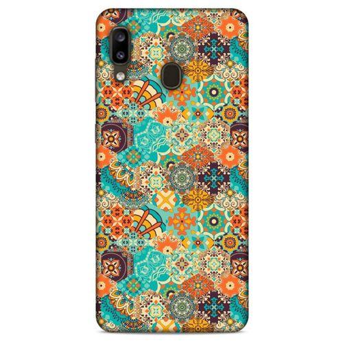 Ethnic Culture (62) Samsung Galaxy A20 Kılıf Silikon Kapak Desenli