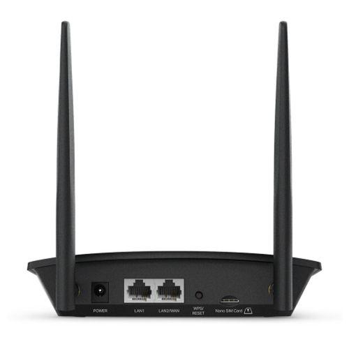 TP-LINK TL-MR100, 2Port, 300Mbps, 2,4Ghz Wifi, Masaüstü, LTE Micro Sim Kart Takılabilir 3G-4G Destekli Router