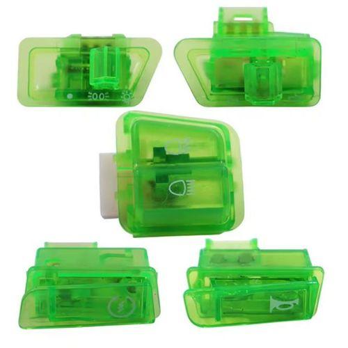 MONDİAL Mondial Düğme Seti (5Li) Yeşil/Şeffaf Rs/Rmz/Ft